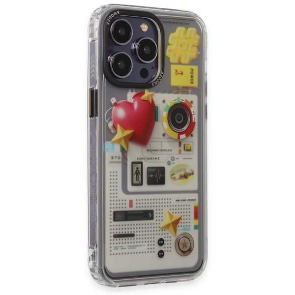 EMO OFF Happy Electrify Series iPhone 14 Pro Max 3D Case