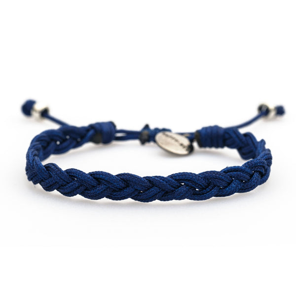 Navy Knitted Anklet