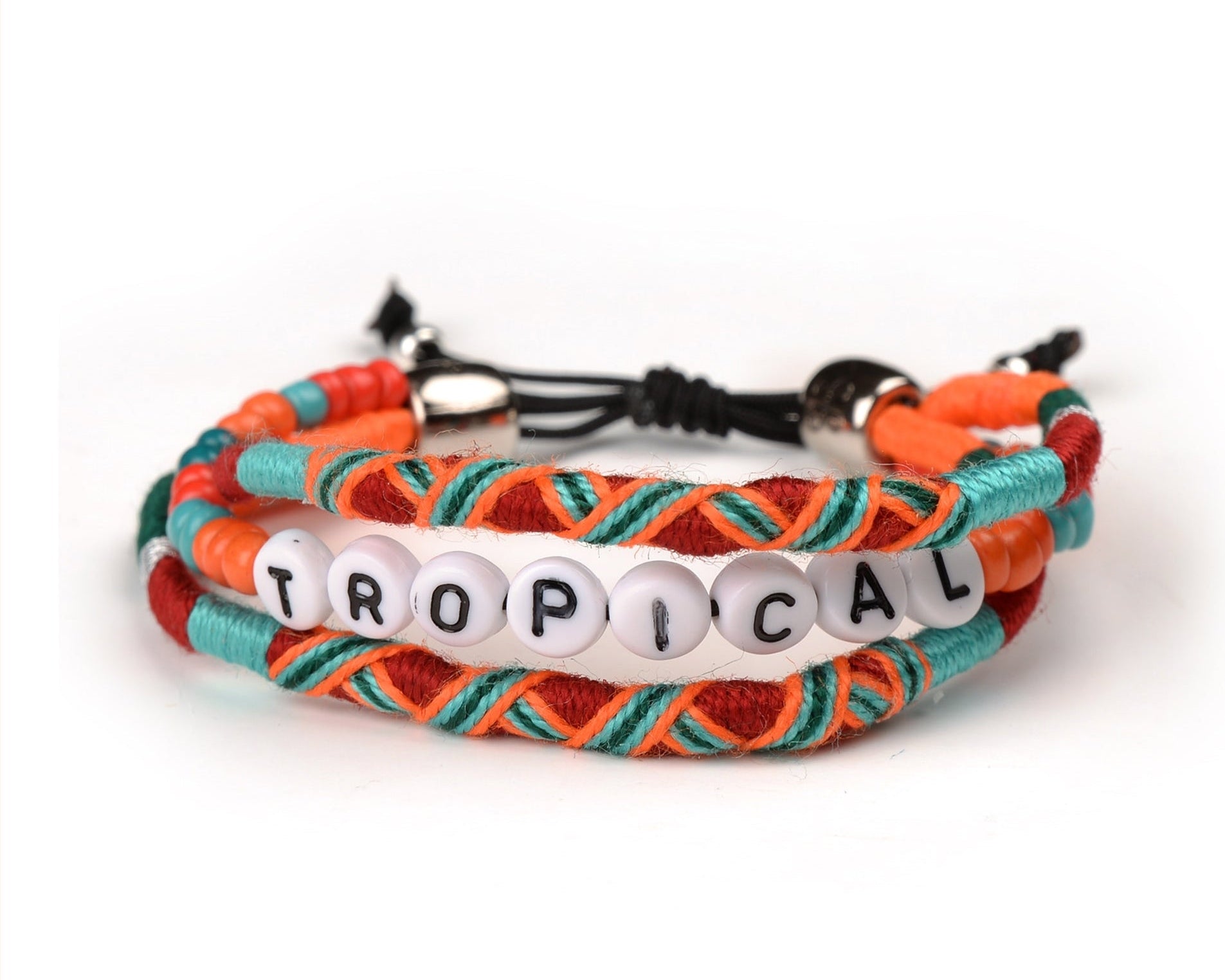 Colorful handmade beaded bracelets by Happy-Nes