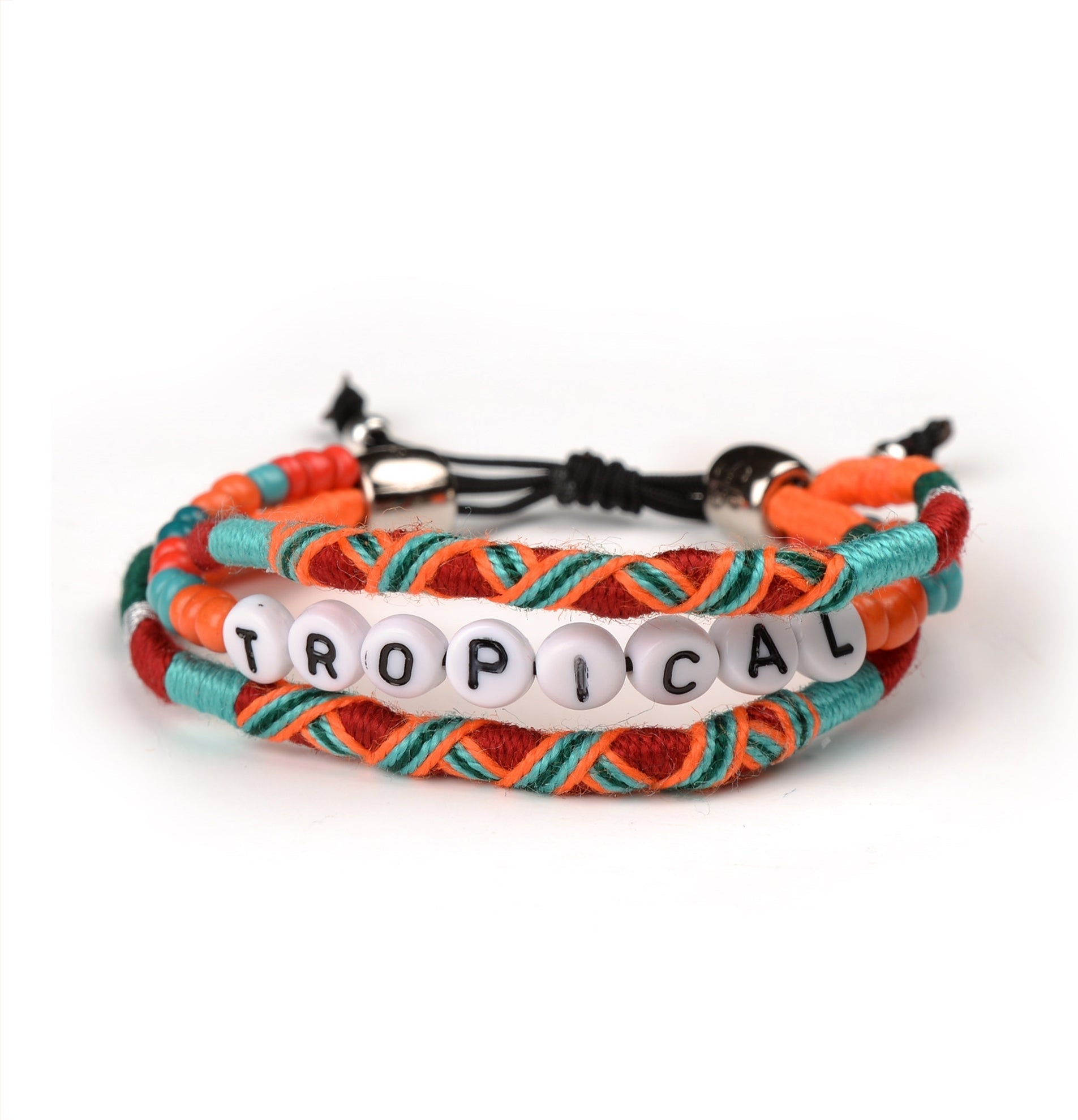 Colorful handmade beaded bracelets by Happy-Nes