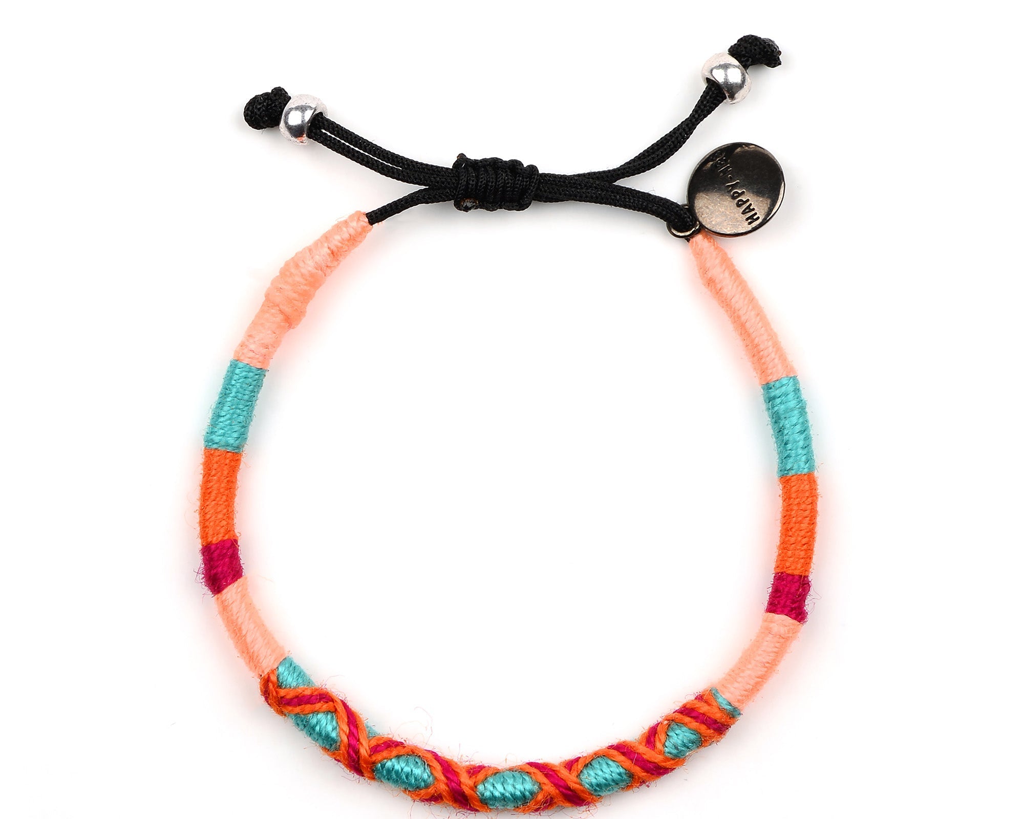Handmade colorful anklet and bracelet by Happy-Nes