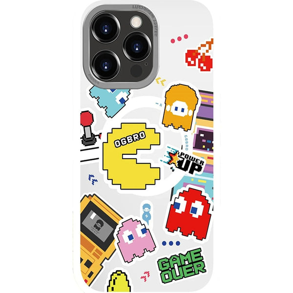 OGBRO Pac-Man Snakel Series iPhone 15 Pro MagSafe 3D Case