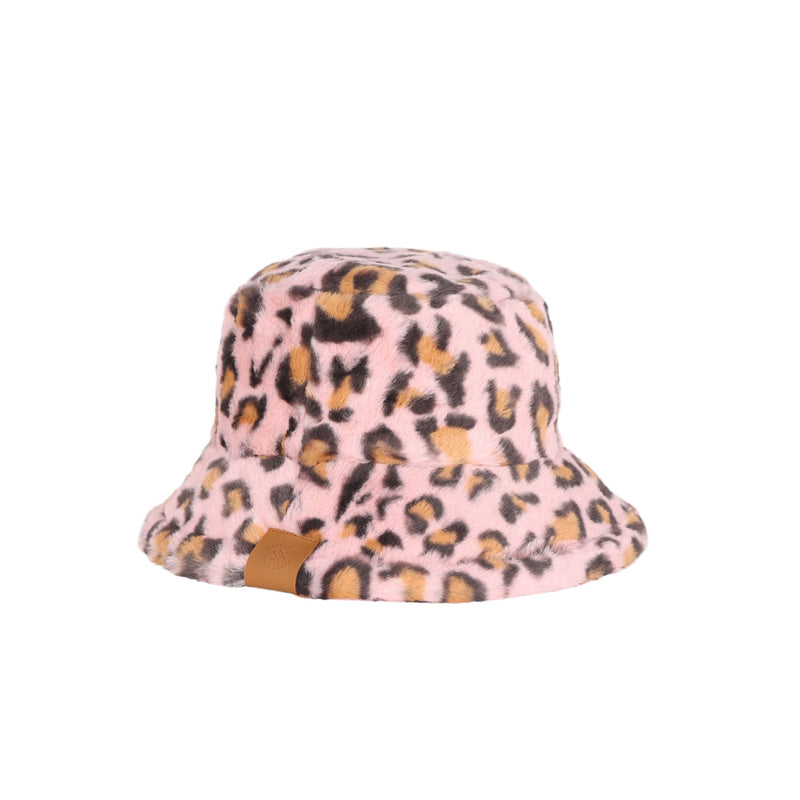 Pink Leopard Bucket Hat