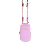 Sunset Blush Pink-Beige Phone Bag