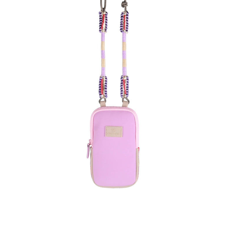 Sunset Blush Pink-Beige Phone Bag