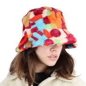 Orange Mixed Color Bucket Hat