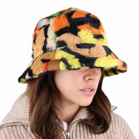 Mixed Color Bucket Hat - Animal