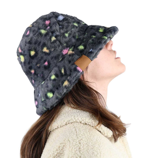 Green Spotted Bucket Hat