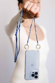 Sky Blue Adjustable Phone Strap