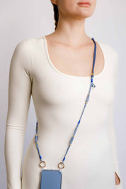 Sky Blue Adjustable Phone Strap