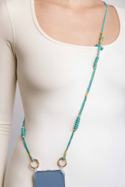 Aqua Adjustable Phone Strap