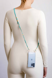 Aqua Adjustable Phone Strap