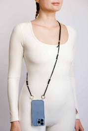 Black Adjustable Phone Strap