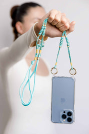Aqua Adjustable Phone Strap