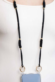 Black Adjustable Phone Strap