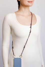 Plum Adjustable Phone Strap