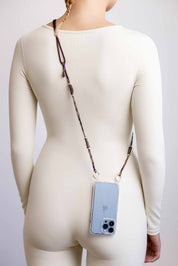 Plum Adjustable Phone Strap