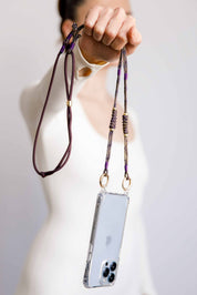 Plum Adjustable Phone Strap