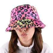 Pink Leopard Bucket Hat