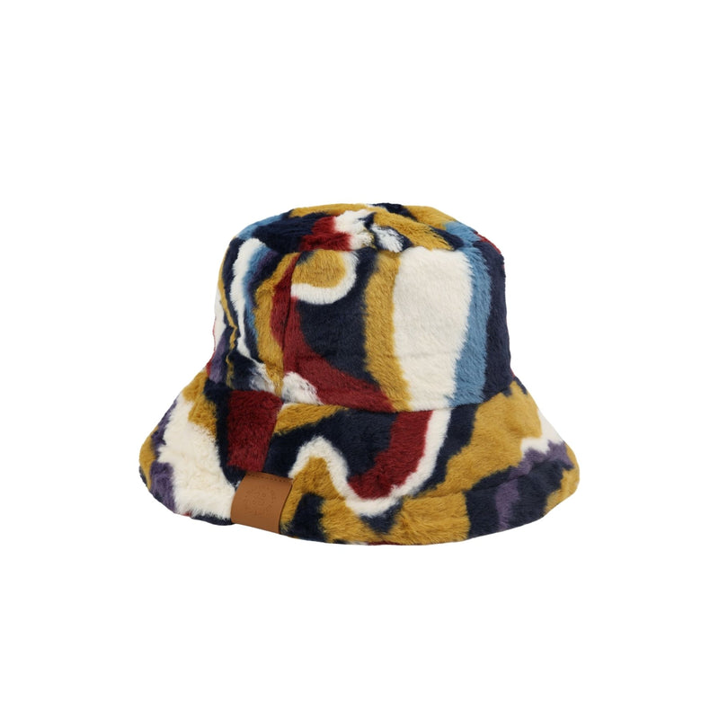 Navy Mixed Color Bucket Hat