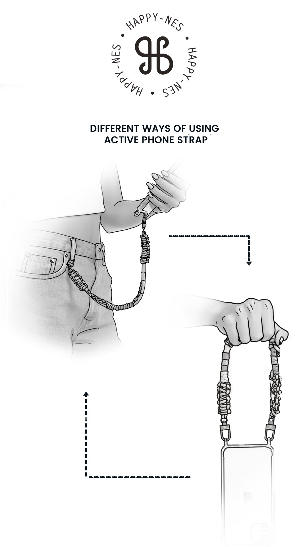 Cotopaxi Strap — Sporty Active Phone Strap – Happy-Nes Global