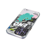 EMO OFF Cat Series Green iPhone 14 Pro 3D Case