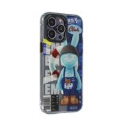 EMO OFF Clone Summer Series Blue Rabbit iPhone 14 Pro Max MagSafe 3D Case