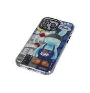 EMO OFF Clone Summer Series Blue Rabbit iPhone 14 Pro Max MagSafe 3D Case