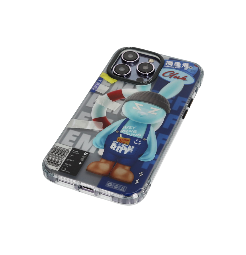 EMO OFF Clone Summer Series Blue Rabbit iPhone 14 Pro Max MagSafe 3D Case