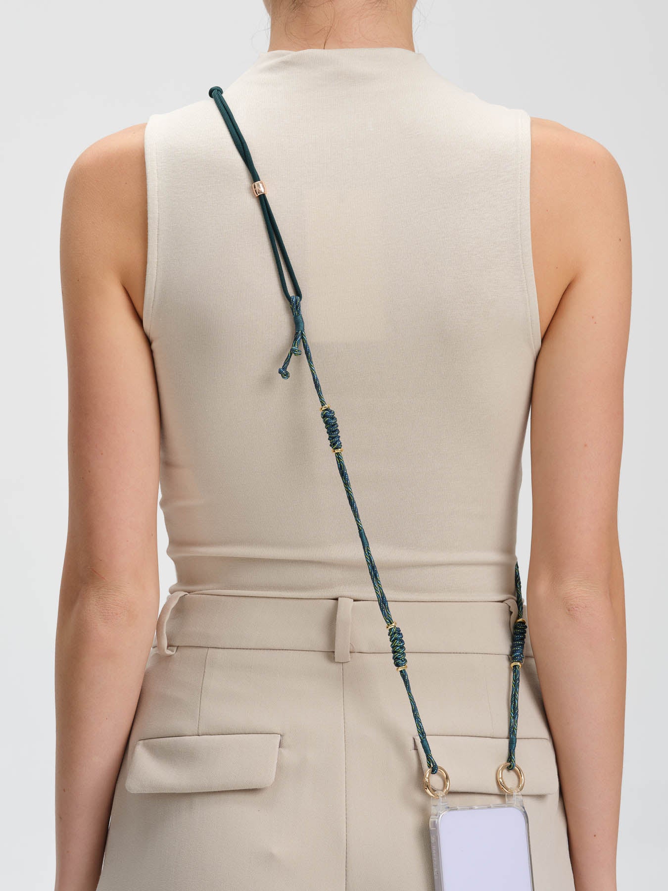 Liquid Gold Adjustable Phone Strap