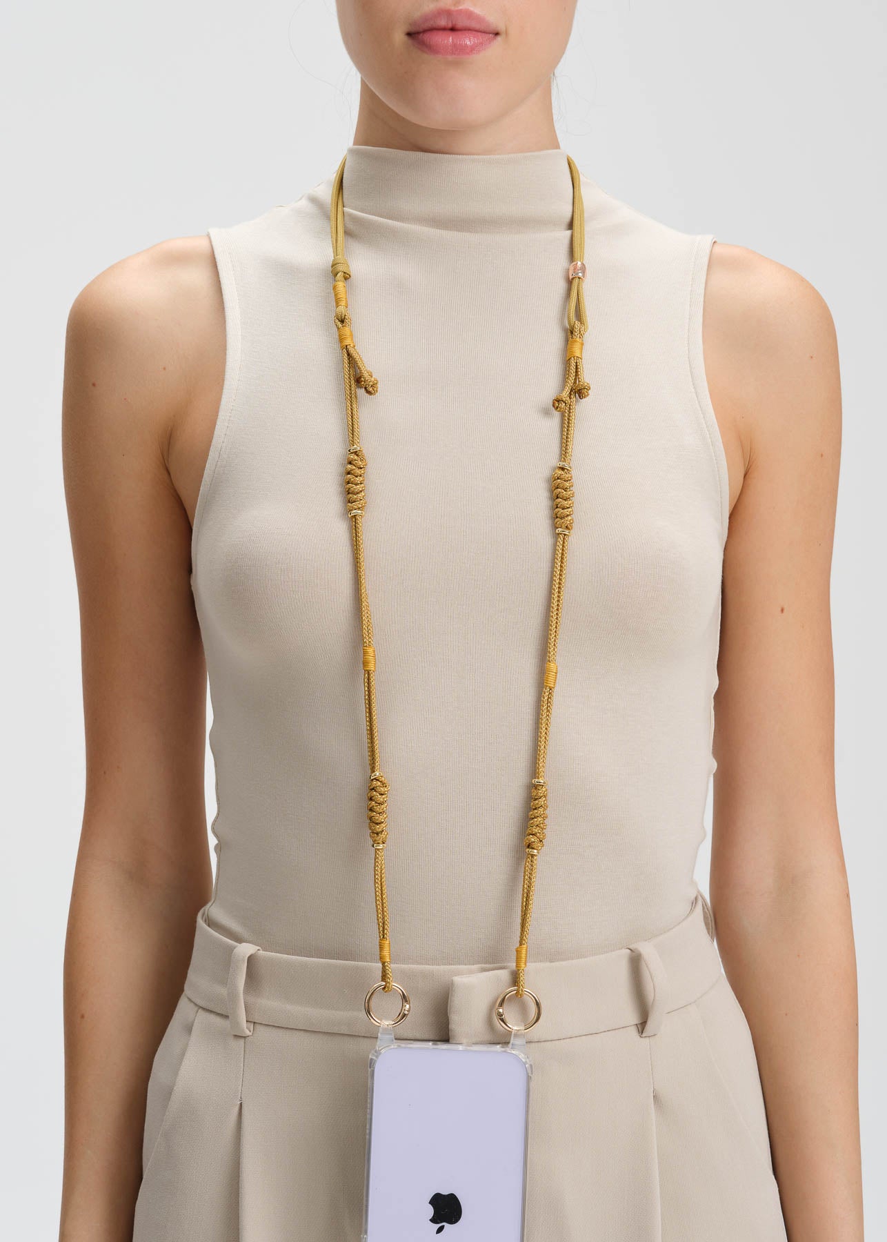 Pure Gold Adjustable Phone Strap