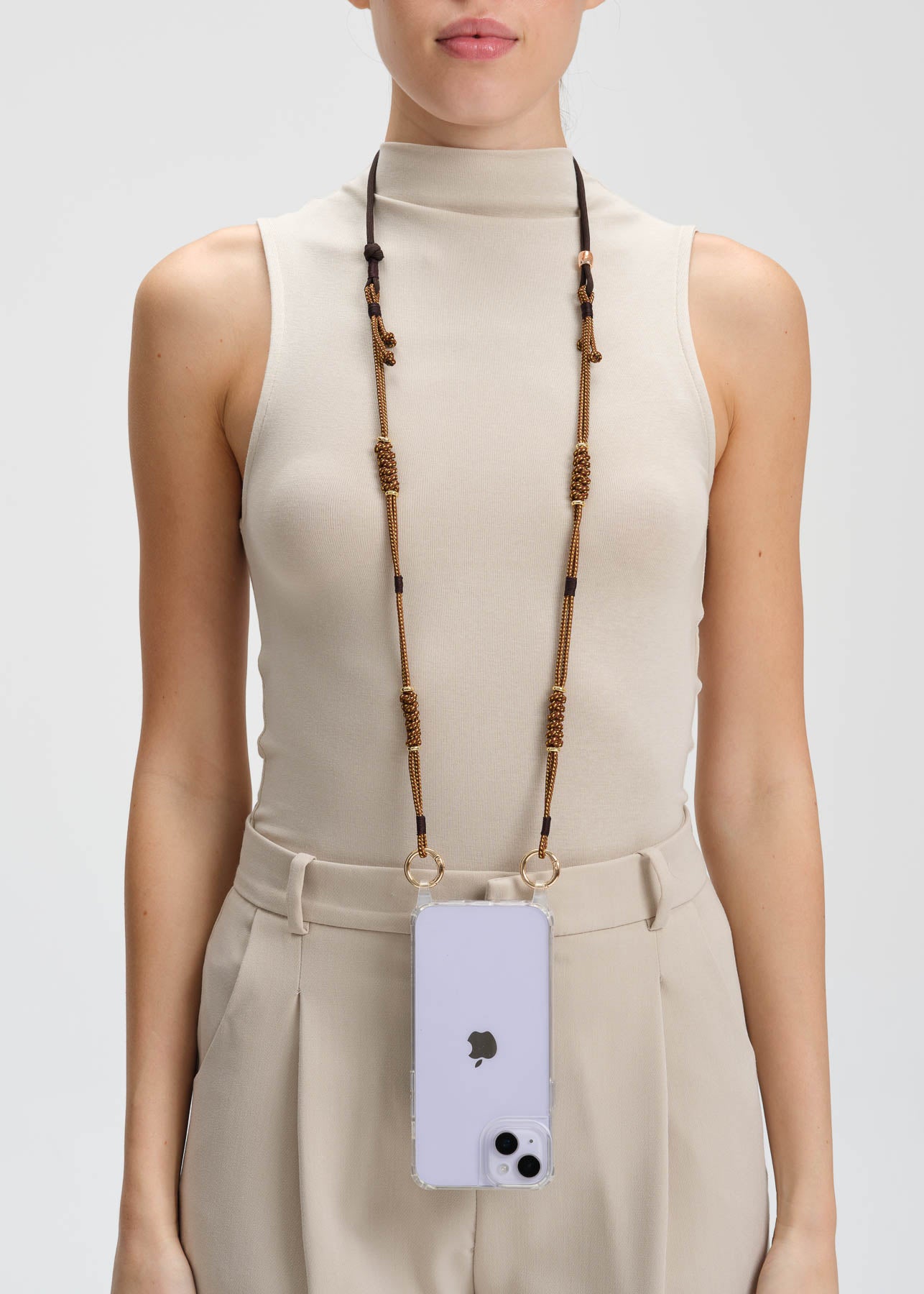 Gold Rush Adjustable Phone Strap