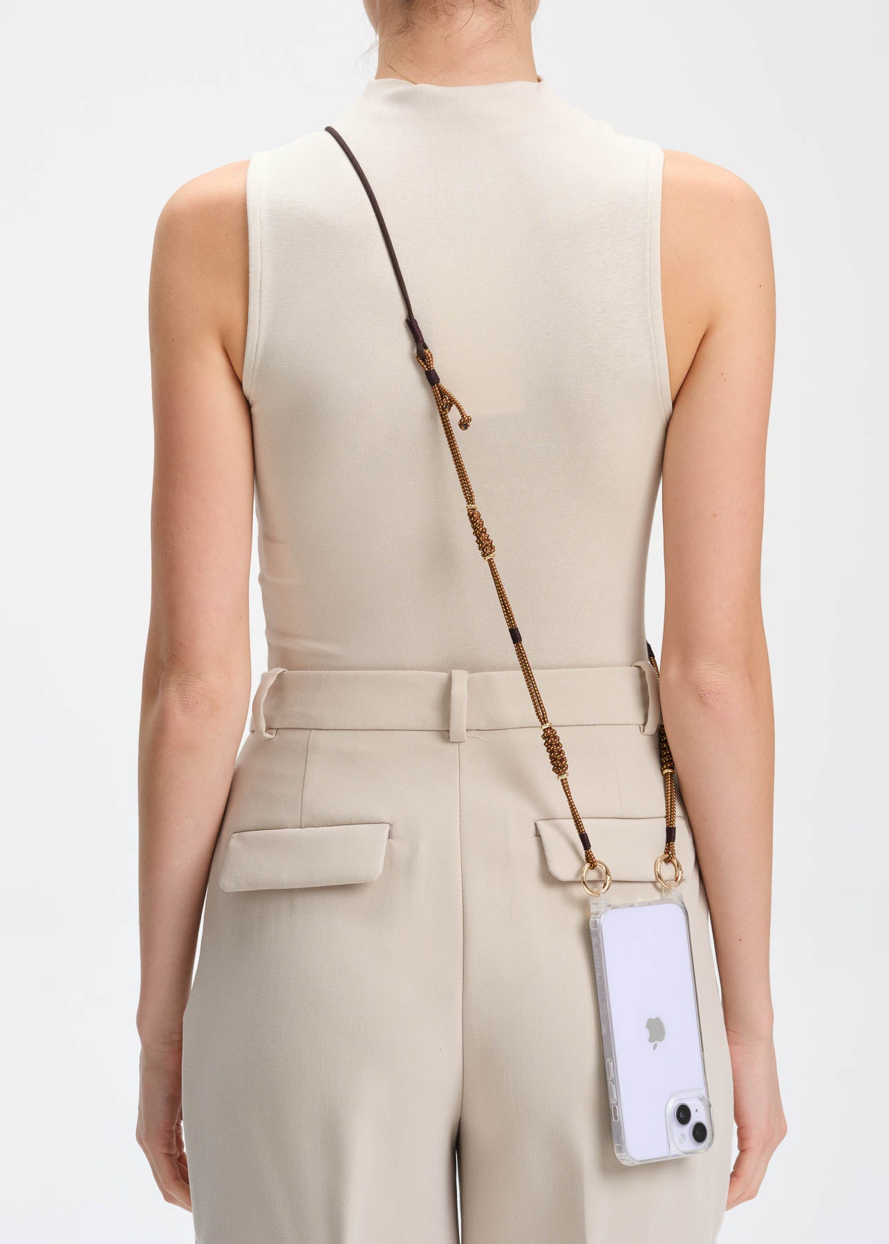 Gold Rush Adjustable Phone Strap