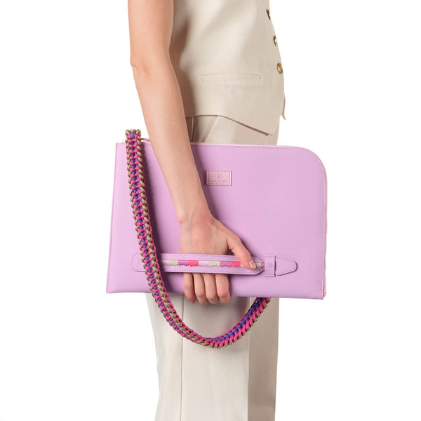 Sunset Blush Pink-Beige Bag Strap