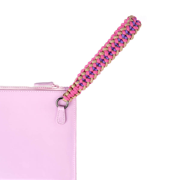 Sunset Blush Pink-Beige Short Bag Strap