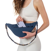 Deep Sea Navy Blue Belt Bag