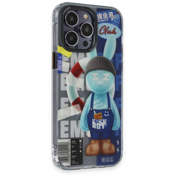 EMO OFF Clone Summer Series Blue Rabbit iPhone 14 Pro Max MagSafe 3D Case