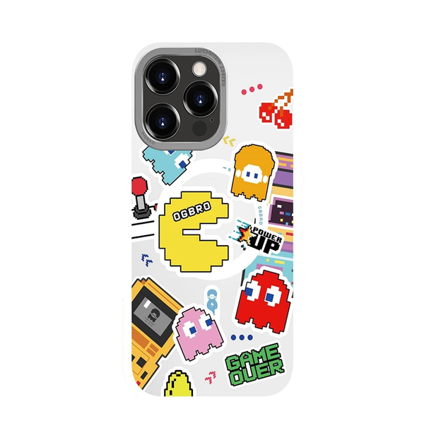 OGBRO Pac-Man Snakel Series iPhone 15 Pro MagSafe 3D Case