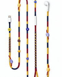 Carnival Beaded Lightning EarPods - Multicolor / Lightning