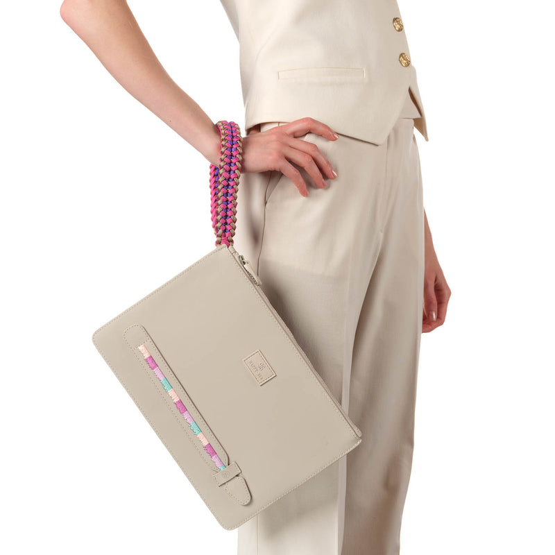 Safari Beige Clutch