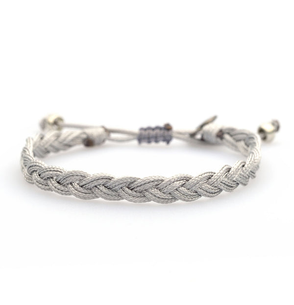 Grey Knitted Anklet