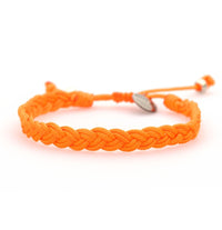 Orange Knitted Anklet - Orange / Single