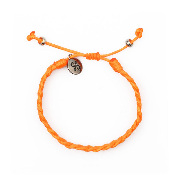Orange Knitted Bracelet