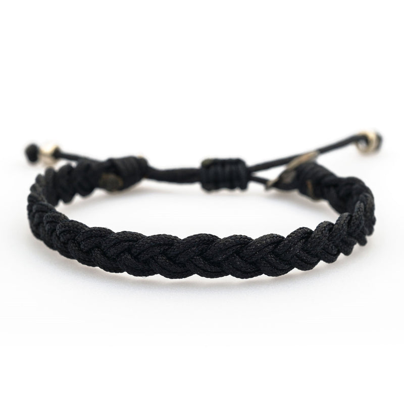 Black Knitted Bracelet
